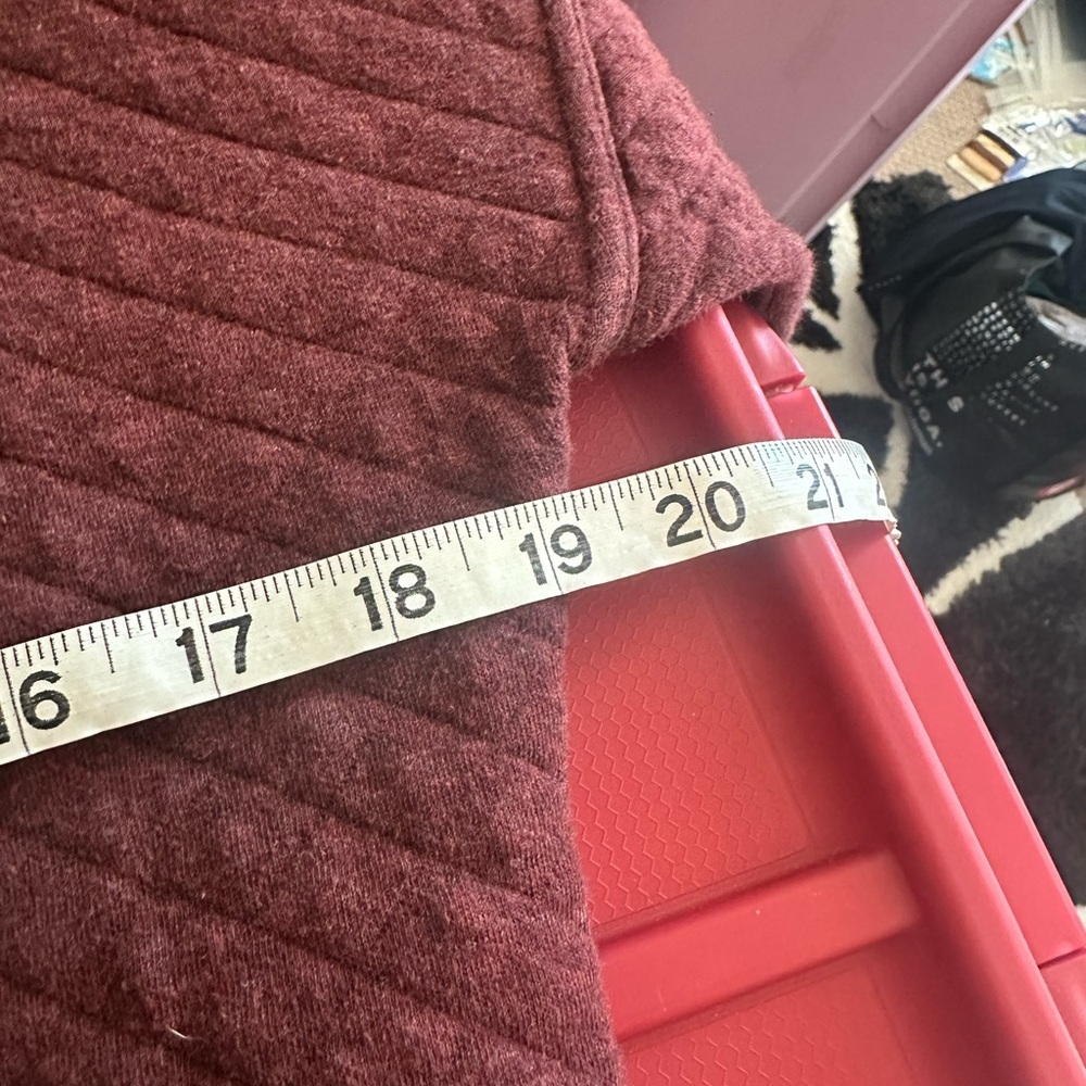 Patagonia W's Organic Cotton Quilt Hoody Style #25316 light balsamic maroon S - Picture 8 of 8